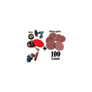 100 Discos De Lixa Pluma P/ Politriz E Lixadeira